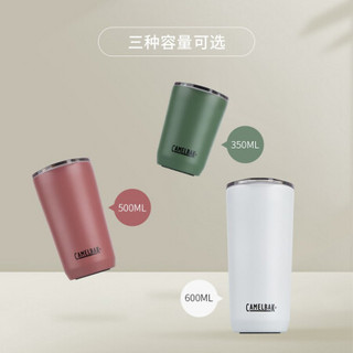 2020年新款驼峰（CAMELBAK）美国350ml保温杯咖啡杯男女不锈钢水杯办公室便携随手杯子泡茶 黑色500ml