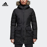 阿迪达斯官方 adidas W XPLORIC Parka 女子户外中棉茄克BQ6803 黑色 A/XL(170/96A)