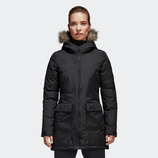 阿迪达斯官方 adidas W XPLORIC Parka 女子户外中棉茄克BQ6803 黑色 A/XL(170/96A)