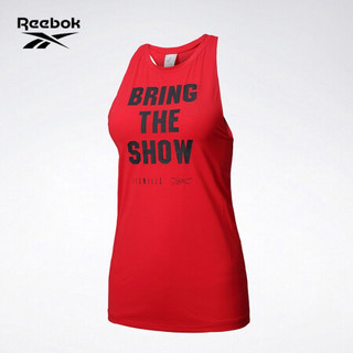 Reebok锐步 运动健身LM AC Muscle Tank女子运动背心 GP6540_亮粉红荧光 A/S