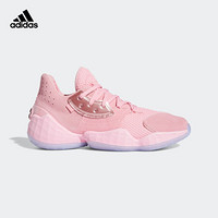 阿迪达斯官方 adidas Harden Vol. 4 GCA 男子场上篮球鞋EF1206 浅粉 40(245mm)