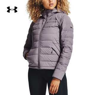 安德玛官方UA Packable女子运动羽绒夹克Under Armour1355833 紫色585 L