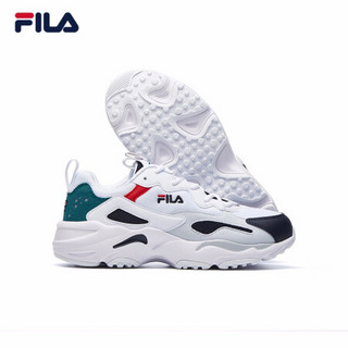 FILA（斐乐）老爹鞋女鞋2020冬季潮流百搭休闲鞋运动鞋跑步鞋ins 斐乐白/传奇蓝-WB 38.5