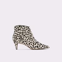 ALDO/奥尔多女鞋短靴细跟尖头高跟鞋时尚休闲鞋12653258 Black-White 7