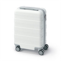 無印良品 MUJI 可自由调节拉杆高度 硬壳拉杆箱(20L) 白色 NONE