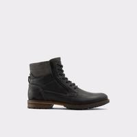 ALDO/奥尔多男鞋短靴侧拉链保暖低跟时尚休闲皮鞋12652748 Black 10