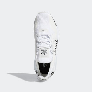 阿迪达斯官网 adidas 三叶草 NMD_R1.V2 男女经典运动鞋FY2105 白/一号黑/白 41(255mm)