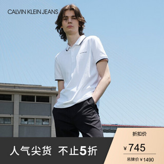 CK Jeans 2020春夏款 男装纯色时尚休闲裤 J315182 BAE-黑色 30