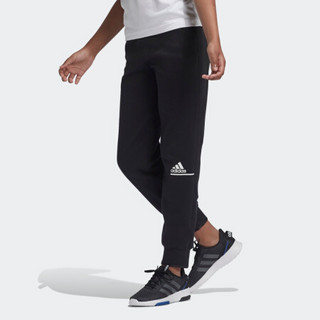 阿迪达斯官网 adidas G ZNE Pant 大童装秋季训练运动裤子GD3770 黑色/白 128CM