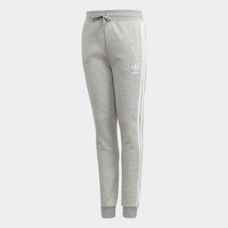 阿迪达斯官网 adidas 三叶草 J W PANTS 大童装运动裤DH2703 中麻灰/白 164CM