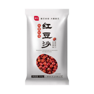 展艺 低糖水洗 红豆沙 500g