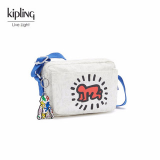 kipling 男斜挎包女轻便时尚单肩包手提包|ABANU KI5433街头涂鸦印花