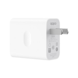 OPPO 18W快充电源适配器充电头充电器支持100~240V宽幅电压输入 9重安全保护 白色