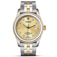 帝舵(TUDOR)-骏珏系列日历型 53003-68033黑色11钻 自动机械女表 53003-68033香槟色11钻
