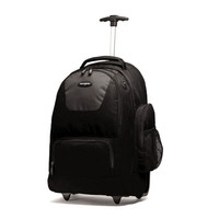 新秀丽(Samsonite)双肩包男包电脑包拉杆包出差旅行多功能包 可拉可背 17896囤 Black/Charcoal(仓)