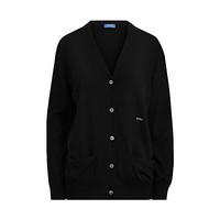 Ralph Lauren/拉夫劳伦女装 经典款混纺 V 领针织毛衣20917 B10-黑色 XS