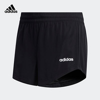 阿迪达斯官网 adidas YG C WOV SHRT 大童装训练运动短裤FM0769 黑色/白 152CM