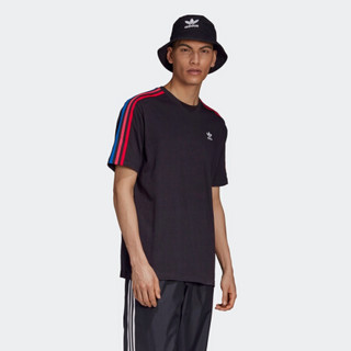 adidas ORIGINALS 3D TF 3 STRP T 男子运动T恤 GE0836 黑色 M