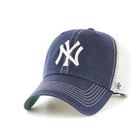 MLB/男女同款棒球帽遮阳New York Yankees网背透气棉质3252759囤 蓝色 One Size