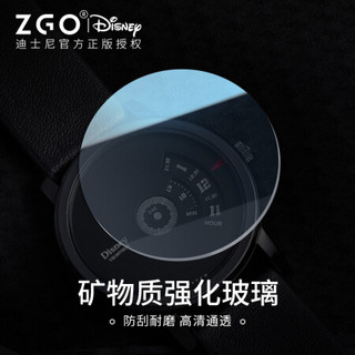 迪士尼（Disney）手表男学生韩版简约时尚无指针防水青少年石英表个性创意概念手表 823钢带款-维尼