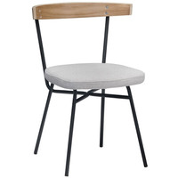 無印良品 MUJIFERRET CHAIR BK /GRAY 灰色 长51×宽47.5×高70cm