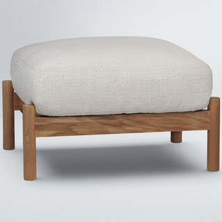 無印良品 MUJIDIMANCHE OTTOMAN/BEIGE 米色 长78×宽65×高45cm