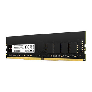 Lexar 雷克沙 DDR4 3200MHz 台式机内存 普条 黑色 8GB LD4AU008G-R3200C