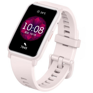 HONOR 荣耀 ES 智能手表 42mm 粉色金属表壳 珊瑚粉硅胶表带（血氧、NFC、心率）