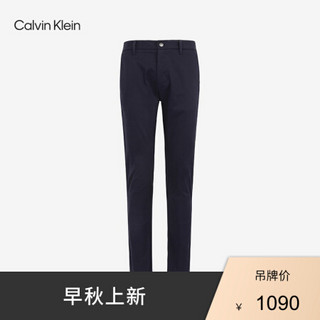 CK Jeans 2020秋冬新款 男装时尚贴片LOGO直筒休闲裤 J316759 CHW-藏蓝色 34