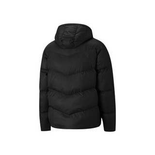 PUMA彪马官方 新款男子连帽保暖夹棉外套T7 PUFFER 599142 黑色 01 M