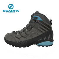 2020新品scarpa 飓风GTX防水防滑徒步鞋女鞋户外登山鞋30030-202 海鸥灰拼北极蓝 36