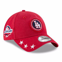 MLB/男女同款棒球帽遮阳Angeles Dodgers纯棉可调节3056088囤 Red仓 One Size