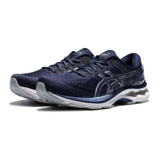 ASICS/亚瑟士 2020秋冬男子旗舰稳定支撑跑鞋GEL-KAYANO 27 1011A767 深蓝/灰色 42.5