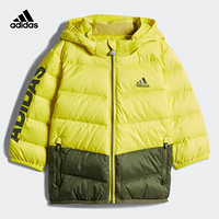 阿迪达斯官网 adidas IN J ML DOWN JK婴童装冬季训练羽绒服DM7113 亮黄/基础绿 104CM