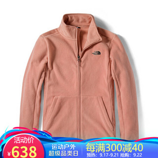 TheNorthFace北面抓绒衣女户外舒适保暖上新|4U88 R13/粉色 XXL