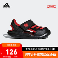 阿迪达斯adidas Spider-Man FortaSwim 男婴童 凉鞋 AC842 如图 26.5(155mm)