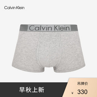 CK Underwear 2020秋冬款 男装时尚LOGO腰边平角内裤 NB1017O PGK-灰色 L