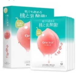 one leaf 一叶子 桃子乳酸菌面膜 5片