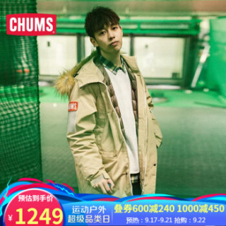 22日0点：CHUMS 洽洽鸟 日系潮流户外 秋冬男款保暖服羽绒服