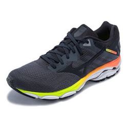 Mizuno美津浓男款运动鞋稳定支撑跑步鞋WAVE INSPIRE 16 J1GC2044 黑色/橙色 43 +凑单品