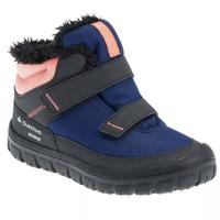 DECATHLON 迪卡侬 儿童雪地徒步鞋 SH100 WARM 水手蓝/珊瑚粉