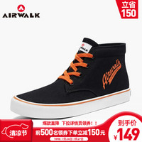 Airwalk 握步 男款高帮帆布鞋