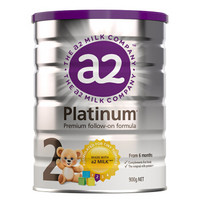 京东PLUS会员：a2 艾尔 Platinum系列 白金版 幼儿配方奶粉 2段 900g *3件