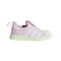 adidas Originals Superstar系列 女童三叶草经典休闲板鞋 AQ0204 粉色 25.5码