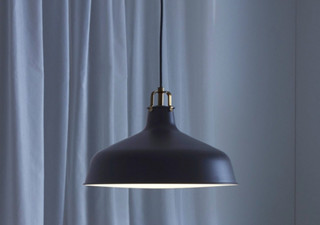 IKEA 宜家 RANARP勒纳普系列 IKEA00001056S 北欧简约吊灯 黑色 23cm