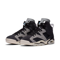 AIR JORDAN Air Jordan 6 Retro 女士休闲运动鞋 CK6635-001 黑/铬黄/浅烟灰/帆白