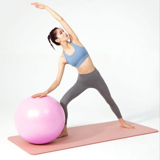 杜威克 瑜伽球加厚防滑健身球防爆弹力球孕妇分娩助产球塑身球 公主粉色55CM