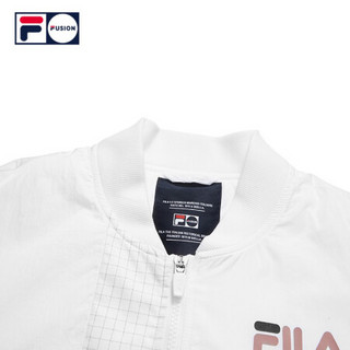 FILA FUSION 斐乐女士棉服 2020冬季新款时尚潮流街头保暖外套女 标准白-WT 160/80A/S