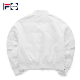 FILA FUSION 斐乐女士棉服 2020冬季新款时尚潮流街头保暖外套女 标准白-WT 160/80A/S