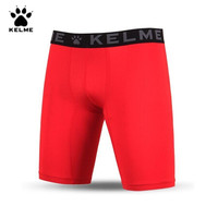 KELME卡尔美足球铲球裤男 篮球足球运动紧身短裤K15Z706 红色 3XL/190